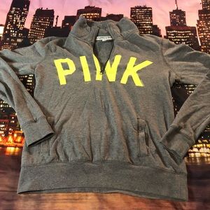 PINK gray sweatshirt